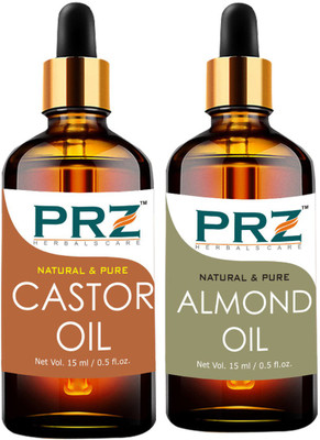 

PRZ Combo of Castor oil and Almond oil (Each 15ML )(15 ml)