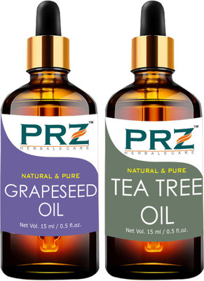 

PRZ Combo of Grape seed Oil and Tea tree Oil (Each 15 ml)(15 ml)