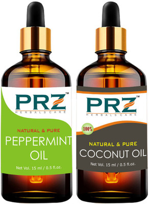 

PRZ Combo of Peppermint oil and Coconut oil (Each 15ML )(15 ml)