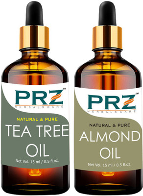 

PRZ Combo of Tea tree oil and Almond oil (Each 15ML )(15 ml)