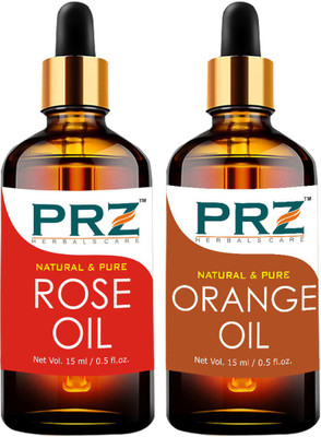 

PRZ Combo of Rose Oil & Orange Essential Oil ( Each 15ml )(15 ml)