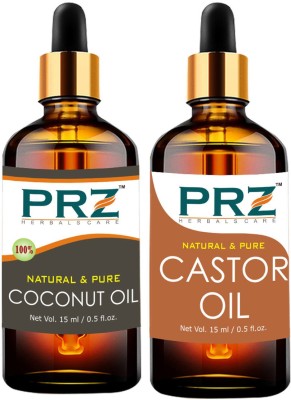 

PRZ Combo of Coconut Carrier oil and castor oil (Each 15ML )(15 ml)