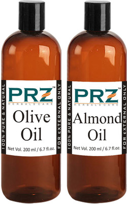 

PRZ Combo of Olive Oil and Almond Oil (Each 200ml)(200 ml)