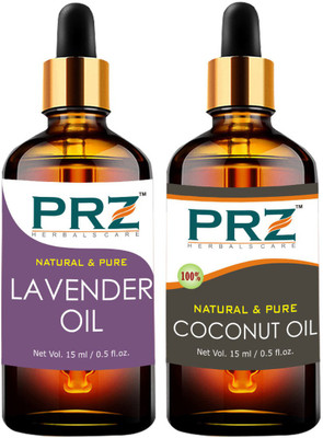 PRZ Combo of Lavender oil and Coconut oil (Each 15ML )(15 ml)