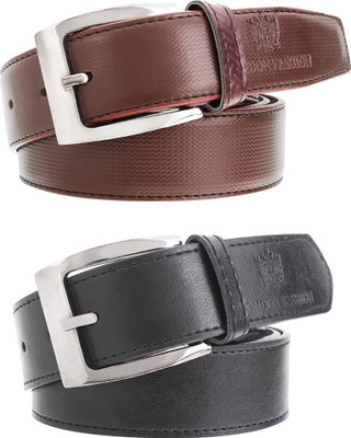 

Hob London Fashion Men Black, Brown Synthetic Belt