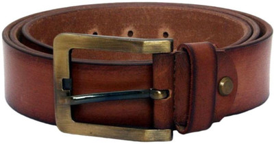 Shopping Store Men Formal Brown Genuine Leather Belt