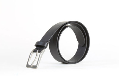 

Just Differ Men Formal Black Genuine Leather Belt
