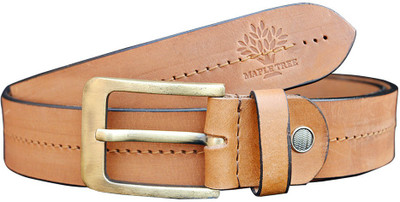 

Mapletree Men Casual, Party, Formal, Evening Tan Genuine Leather Belt