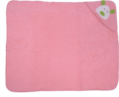 Kidoyzz Cartoon  Swadding Baby Blanket(Polyester, Pink