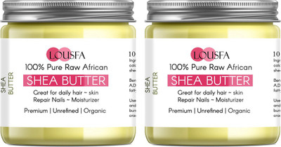 

lousfa 100% shea butter raw organic Unrefined oregnic 100% raw African Shea Butter ( 100 GRAM) Premium A+ Grade(Yellow)butter (100) (100 g(200 g)