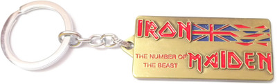 RB Iron maiden double sided keychain Key Chain(Multicolor)