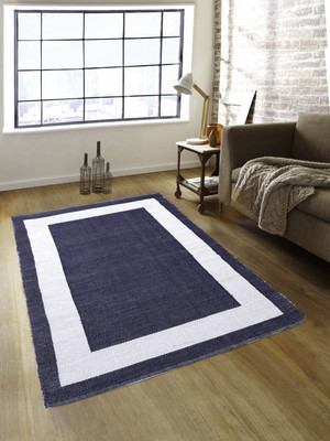 ROMEE Blue PP (Polypropylene) Dhurrie(3 ft,  X 5 ft, Rectangle)