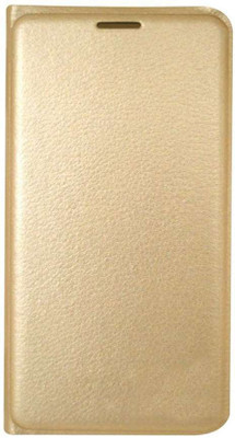 COVERNEW Flip Cover for VIVO Y55L(Golden, Flip Cover, Artificial Leather, Plastic) Flipkart