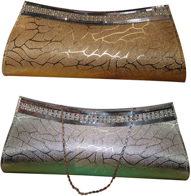 

Femo Party Silver, Gold Clutch, Gold;silver