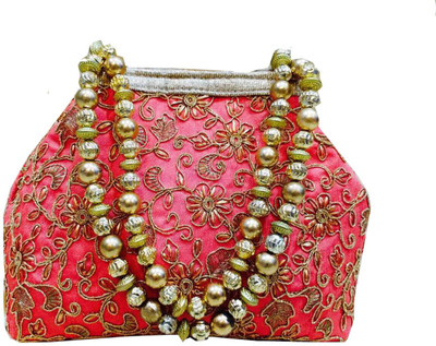 

Craftbazaar Party Pink Clutch