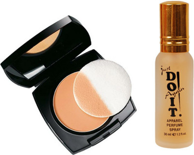 

Avon Anew True Color Ideal LumiNus Pressed Powder Compact - 11 g (Deep Wheat) with one do it perfume 30 ml(Set of 2)