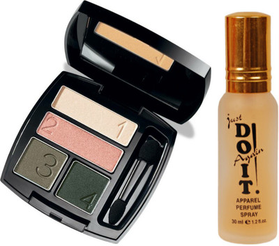 

Avon Anew True Color Eyeshadow Quad (IN) - Vibrant Spice 5 g (VIBRANT SPICE) with one do it perfume 30 ml(Set of 2)