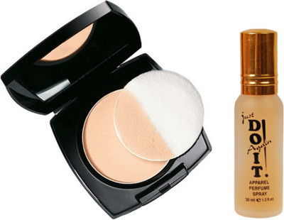 

Avon Anew True Color Ideal LumiNus Pressed Powder Compact - 11 g (Fair) with one do it perfume 30 ml(Set of 2)