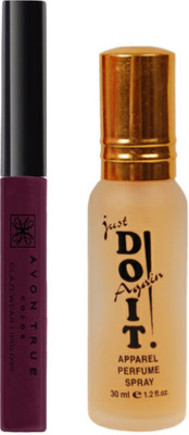 

Avon Anew True Color Glazewear Lipgloss (6 g, Plum Pretty) with one do it perfume 30 ml(Set of 2)