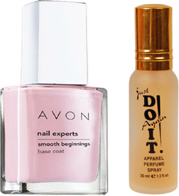 

Avon Anew NAIL EXPERTS 8ML - SMOOTH BEGINNINGS BASE COAT(RESTAGE) BASE COAT(RESTAGE) (8 ml) with one do it perfume 30 ml(Set of 2)