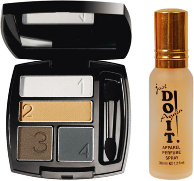 

Avon Anew True Color Eyeshadow Quad (IN) - Metal Eyes 5 g (Metal Eyes) with one do it perfume 30 ml(Set of 2)