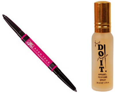 

Avon Anew Dual ended glimmerstick eyeliner ( plum pearl plus silver lce )( 0.43 g ) with one do it perfume 30 ml(Set of 2)