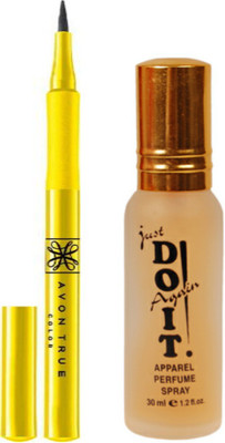 

Avon Anew True Color Super Extend Eyeliner 1 ml (BLACK) with one do it perfume 30 ml(Set of 2)