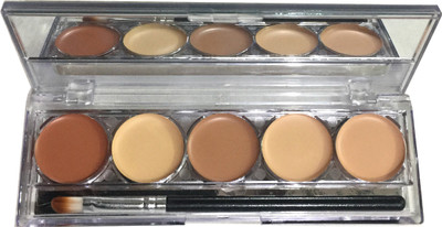 

LUV-LI IMPORTED PROFESSIONAL MAKEUP STUDIO ARTIST 5 COLOR CONCEALER PALETTE Concealer(MULTICOLOR)