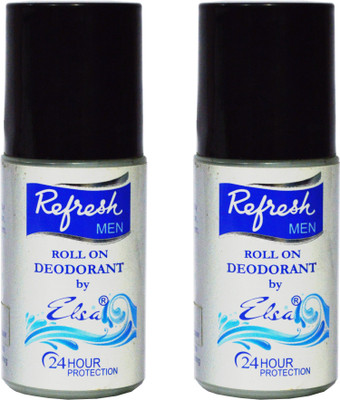 

Elsa Refresh Antiperspirant Simply Blossom 3.5 Deodorant Roll-on - For Men(80 g, Pack of 2)