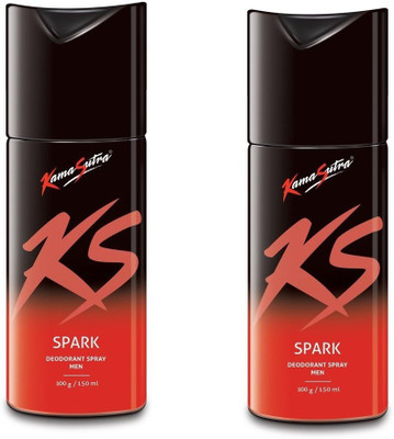 

KamaSutra Spark Deodorant Spray - For Men(2 ml, Pack of 2)