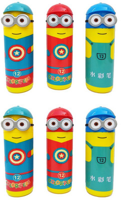 

Kieana 6 Compartments Plastic Pen Stand|| Holder(Multicolor)