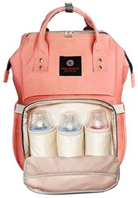 

Motherly Mummy Maternity Nappy Bag Large Capacity Nursing Bag Maternity Nappy Bag(Orange)