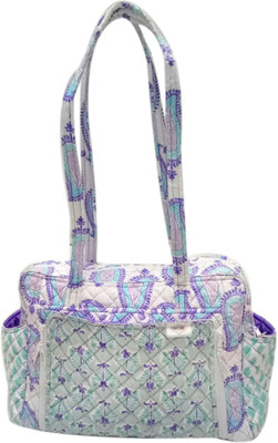 

Bacati Paisley Purple Aqua Baby Diaper(Multicolor)
