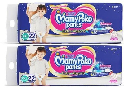 

MamyPoko Pant Diapers XXL-22 - XXL(2 Pieces)