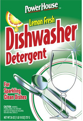 

PowerHouse® A USA Made Product Dishwasher Detergent, Lemon Fresh, For Sparkling Clean Dishes 737g Dishwashing Detergent(737 g)