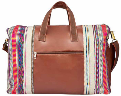 

2AM Women's Leather Duffle Bag (Multicolor) Travel Duffel Bag(Multicolor)
