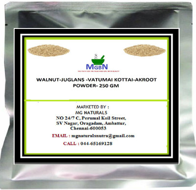 

MGBN WALNUT-JUGLANS -VATUMAI KOTTAI-AKROOT POWDER-250 GM(250 g)