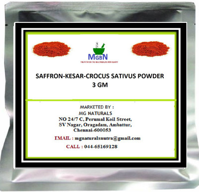 MGBN SAFFRON-KESAR-CROCUS SATIVUS POWDER-3 GM(3 g)