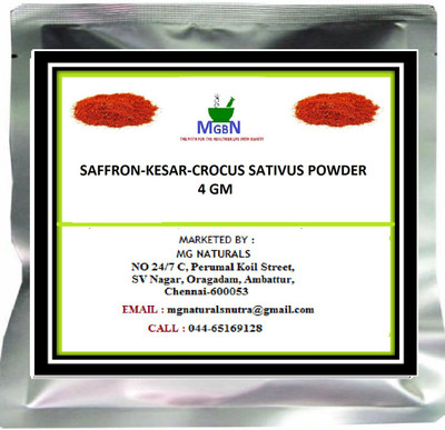 

MGBN SAFFRON-KESAR-CROCUS SATIVUS POWDER-4 GM(4 g)