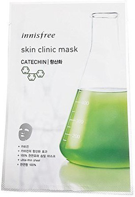 

Innisfree SKIN CLINIC MASK CATECHIN - MADE IN KOREA (1 Sheet)(20 ml)