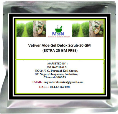 

MGBN Vetiver Aloe Gel Detox Scrub-50 GM (EXTRA 25 GM FREE)(50 g)
