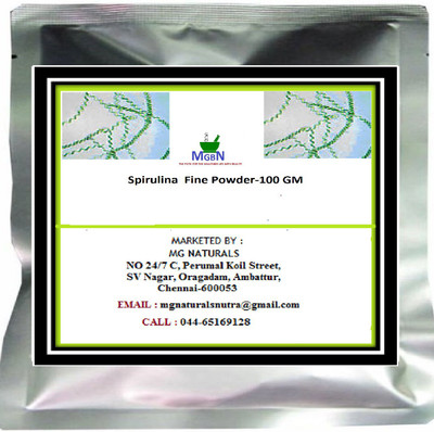 

MGBN SPIRULINA POWDER 100 GM(100 g)
