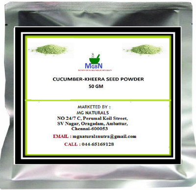 

MGBN CUCUMBER-KHEERA SEED POWDER-50 GM(50 g)