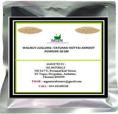 

MGBN WALNUT-JUGLANS -VATUMAI KOTTAI-AKROOT POWDER-50 GM(50 g)