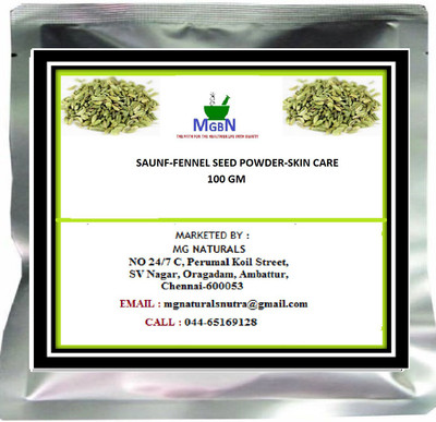 

MGBN SAUNF-FENNEL SEED POWDER-SKIN CARE (100 g)(100 g)