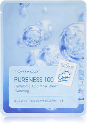 

Tonymoly PURENESS 100 HYALURONIC ACID MASK SHEET Face Shaping Mask