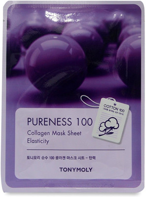 

Tonymoly PURENESS 100 COLLAGEN MASK SHEET-ELASTICITY Face Shaping Mask
