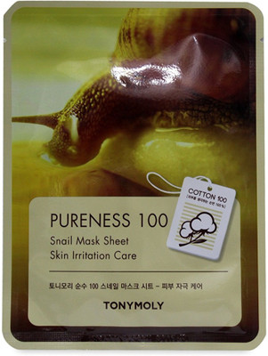

Tonymoly Pureness Snail Mask Sheet Skin Care 1 PC – Made In Korea Face Shaping Mask