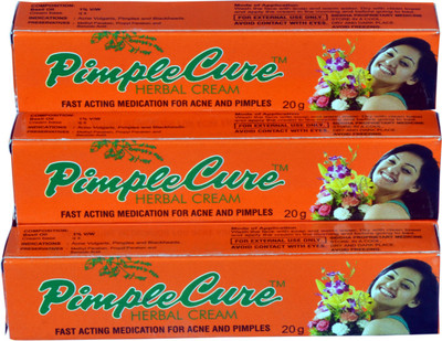 

Pimple Cure 100% pure herbal anti- pimples and anti-acne for both men and women(60 g)