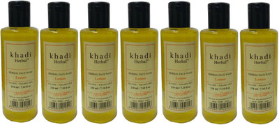 

Khadi Herbal LEMON FACE WASH WITH SLS/PARABEN FREE Face Wash(1470 ml)